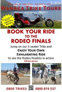 Wanaka Trike Tours - Rodeo
